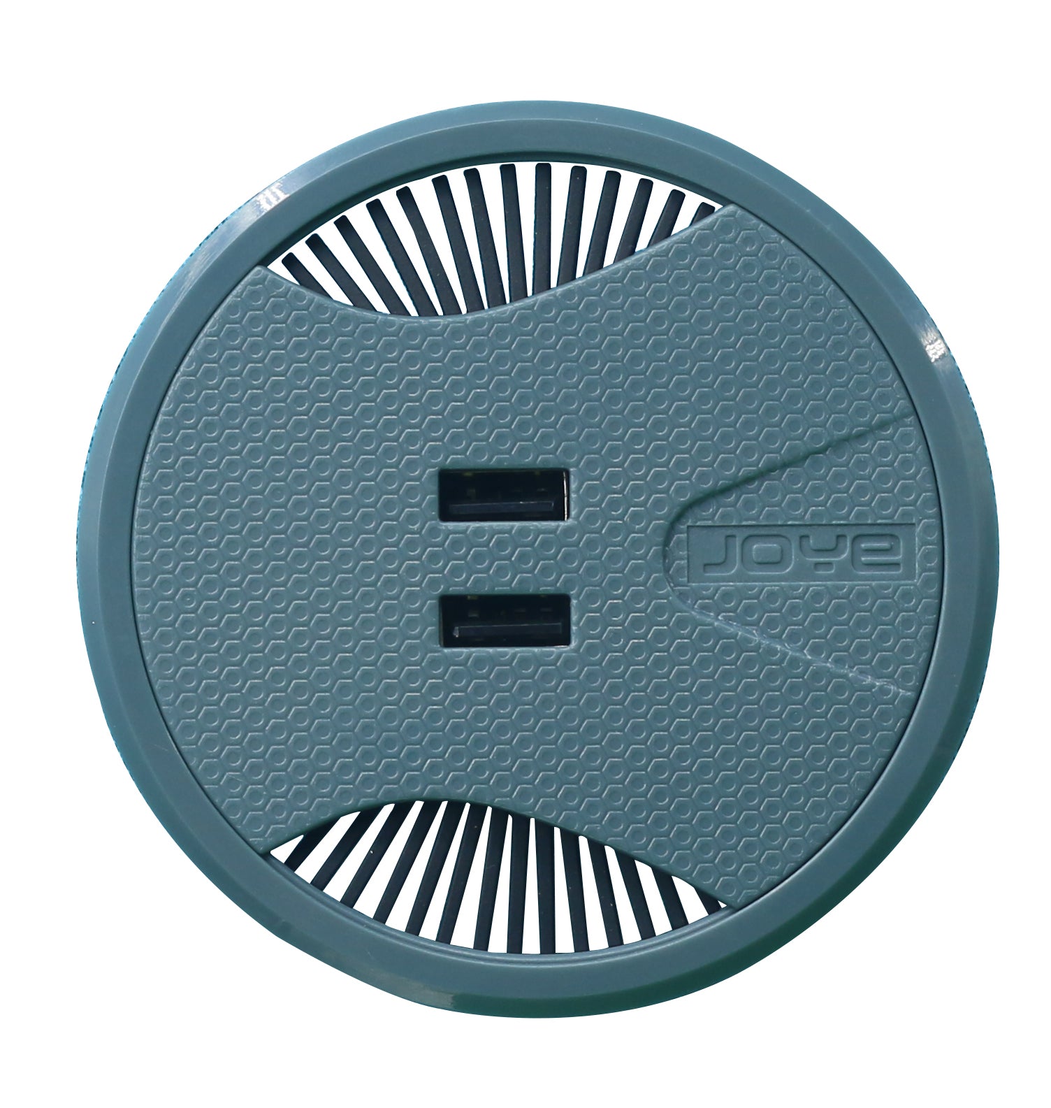 Surface Mount Grommet with Operable Wire Holder Lid & Twin USB Ports (OEXH719)