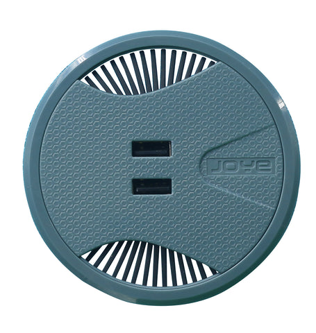 Surface Mount Grommet with Operable Wire Holder Lid & Twin USB Ports (OEXH719)